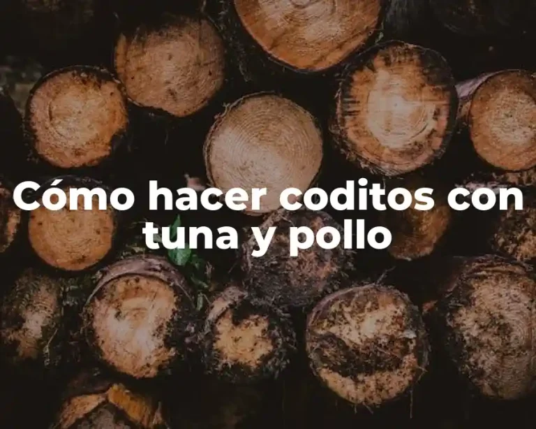Cómo hacer coditos con tuna y pollo