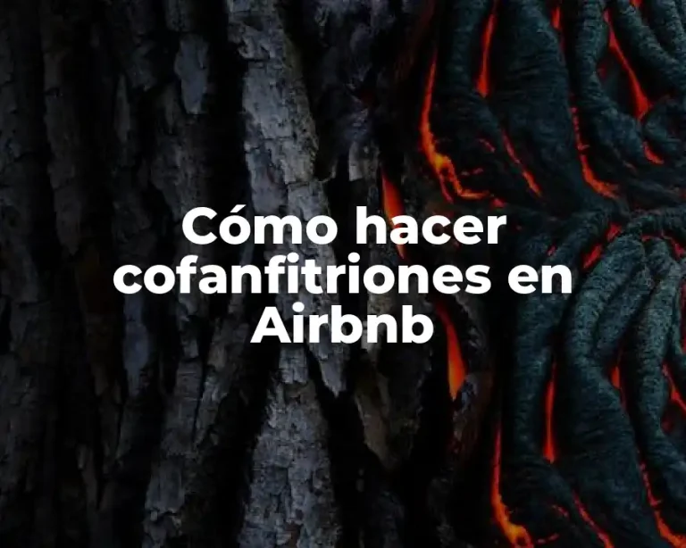 Cómo hacer cofanfitriones en Airbnb