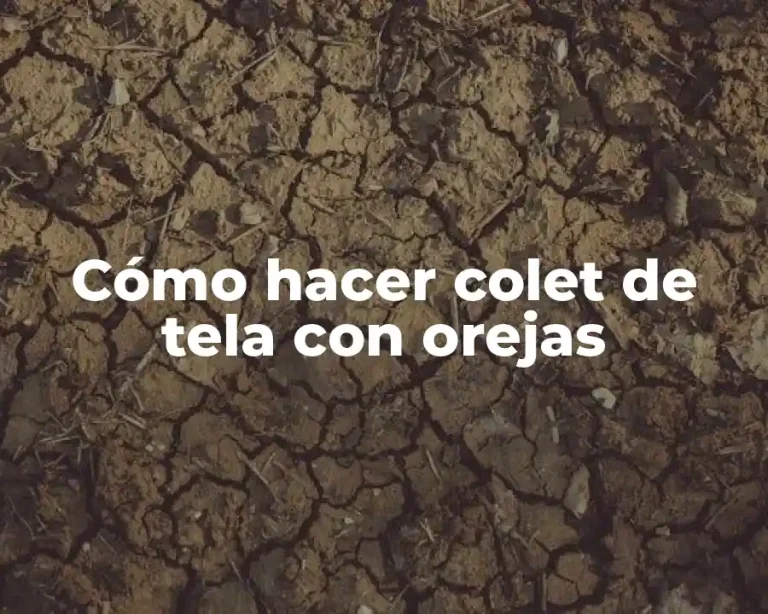 Cómo hacer colet de tela con orejas