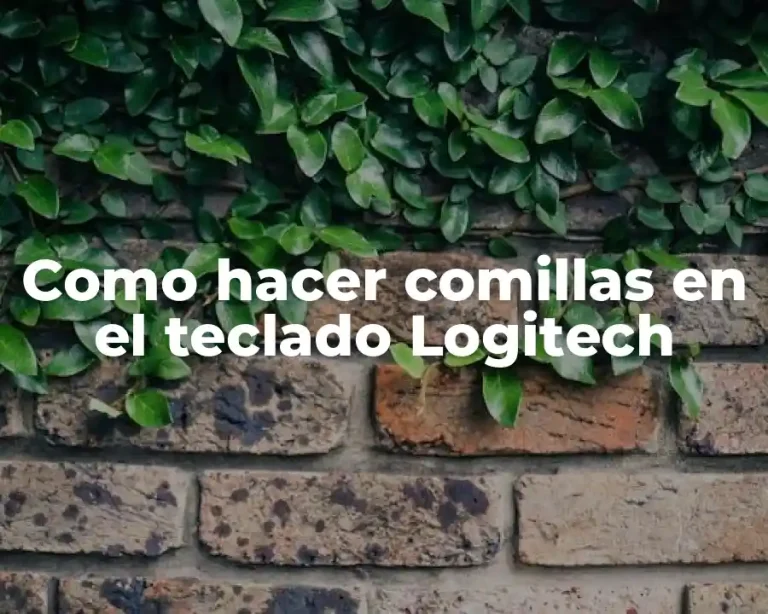 Como hacer comillas en el teclado Logitech