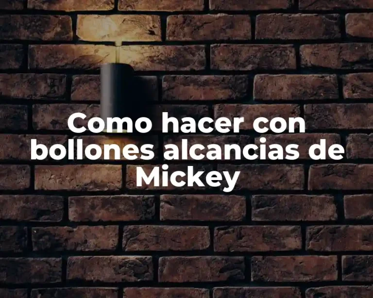 Como hacer con bollones alcancias de Mickey