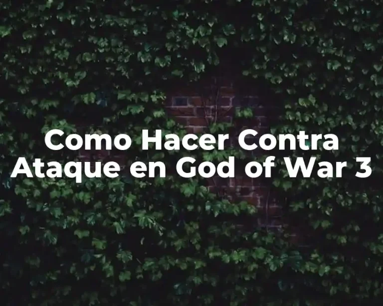 Como Hacer Contra Ataque en God of War 3