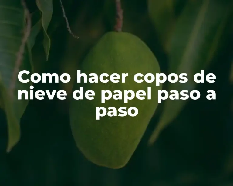 Como hacer copos de nieve de papel paso a paso