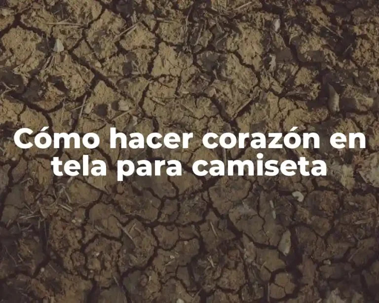 Cómo hacer corazón en tela para camiseta