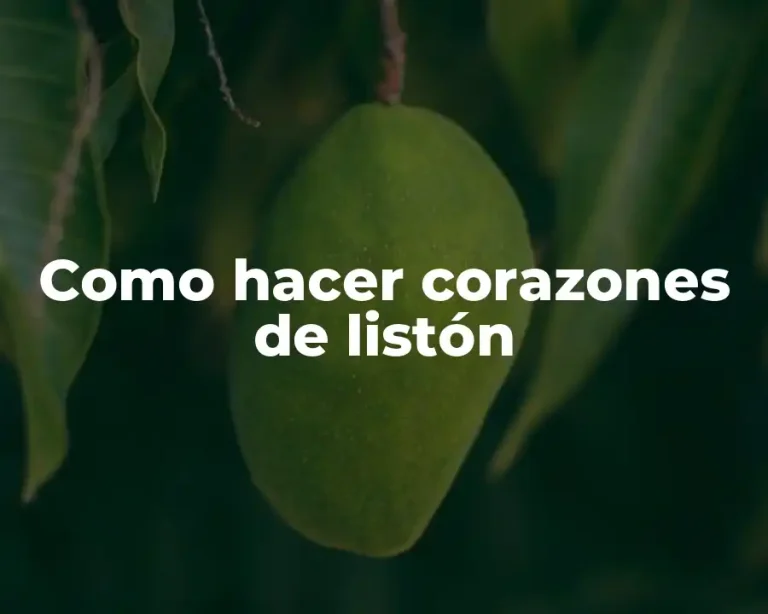 Como hacer corazones de listón