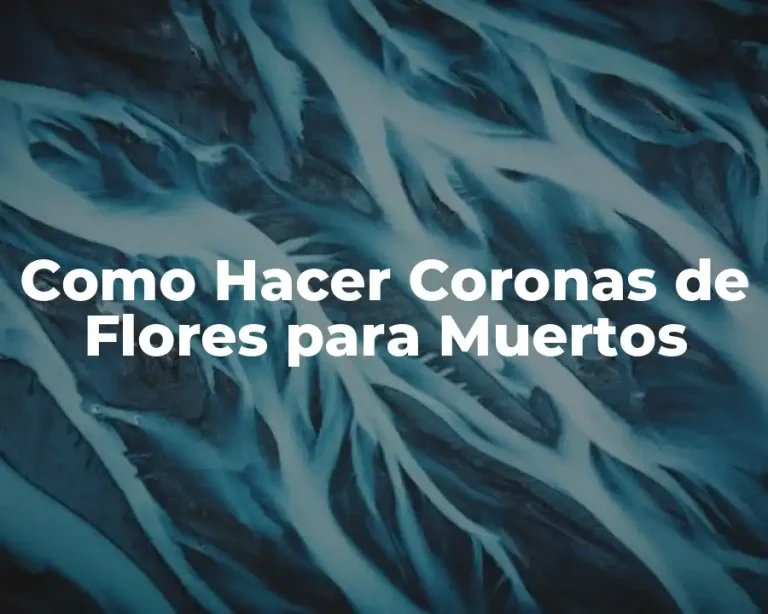 Como Hacer Coronas de Flores para Muertos