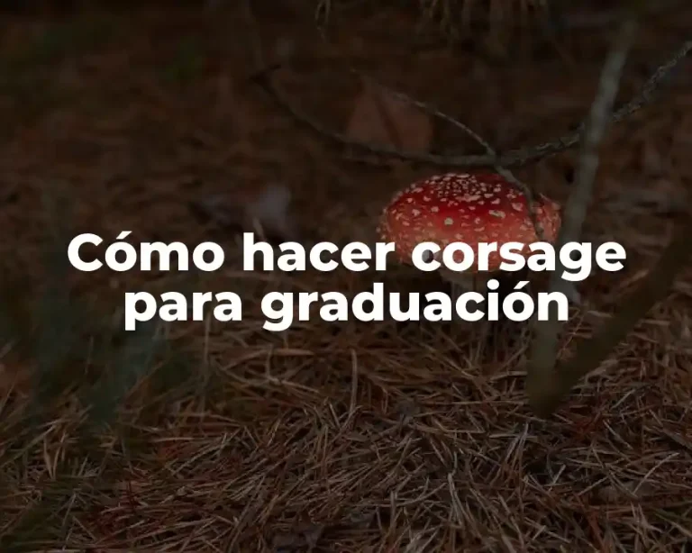 Cómo hacer corsage para graduación