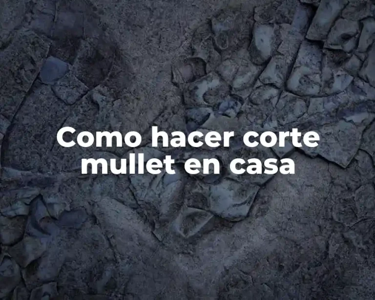 Como hacer corte mullet en casa