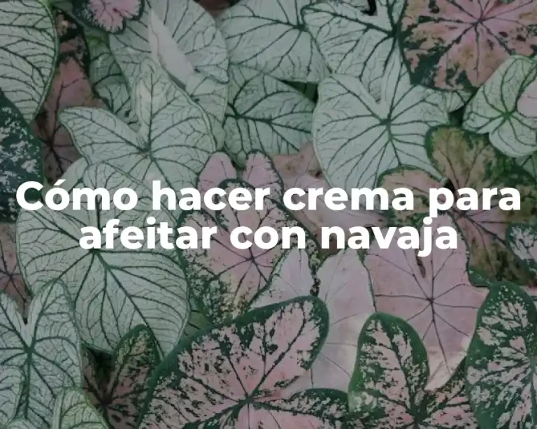 Cómo hacer crema para afeitar con navaja