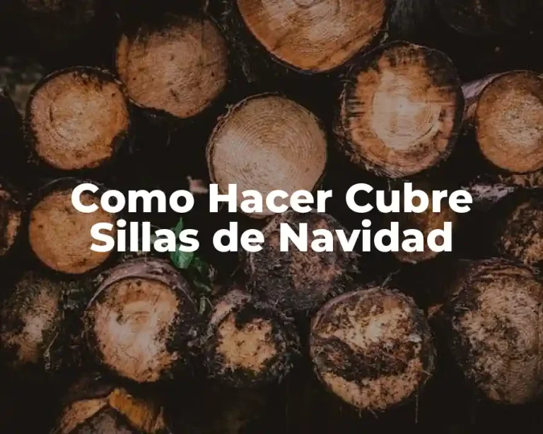 Como Hacer Cubre Sillas de Navidad