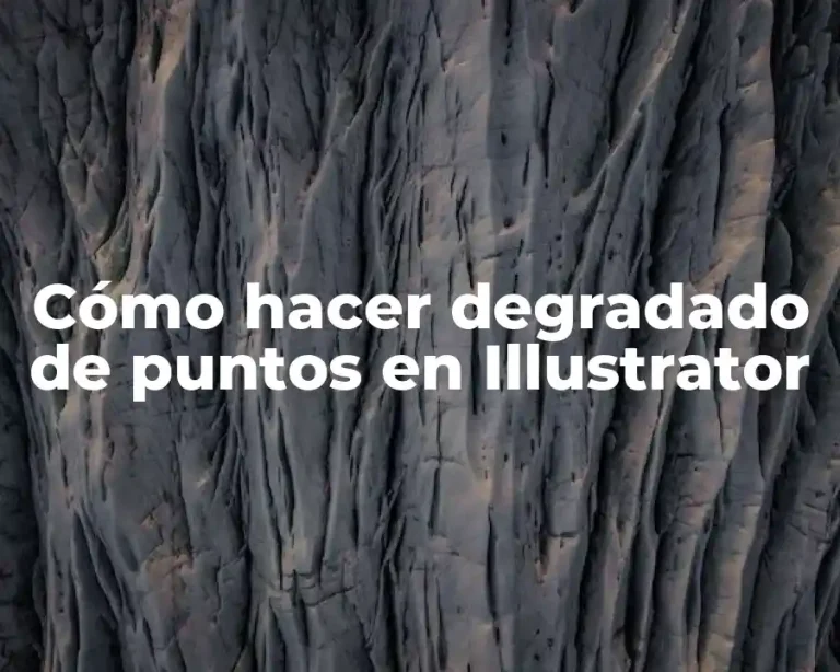 Cómo hacer degradado de puntos en Illustrator