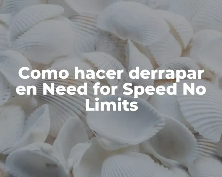 Como hacer derrapar en Need for Speed No Limits