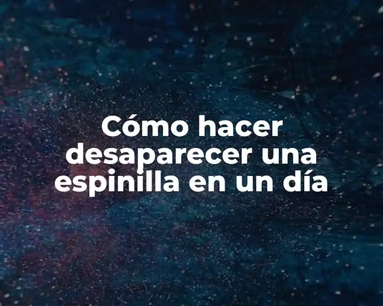 Cómo hacer desaparecer una espinilla en un día