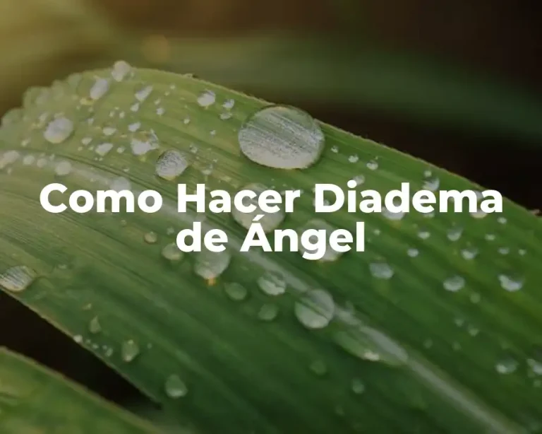Como Hacer Diadema de Ángel