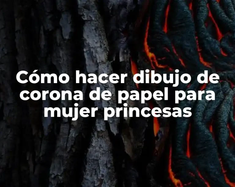 Cómo hacer dibujo de corona de papel para mujer princesas