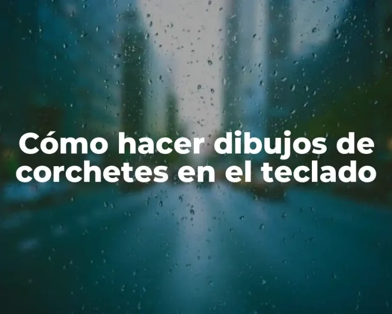 Cómo hacer dibujos de corchetes en el teclado