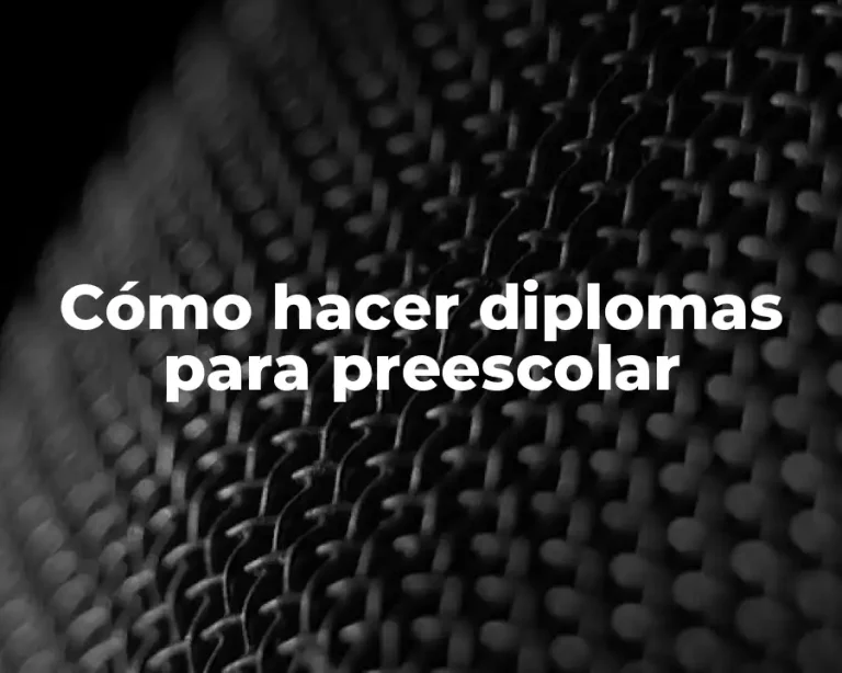 Cómo hacer diplomas para preescolar