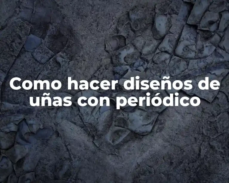 Como hacer diseños de uñas con periódico