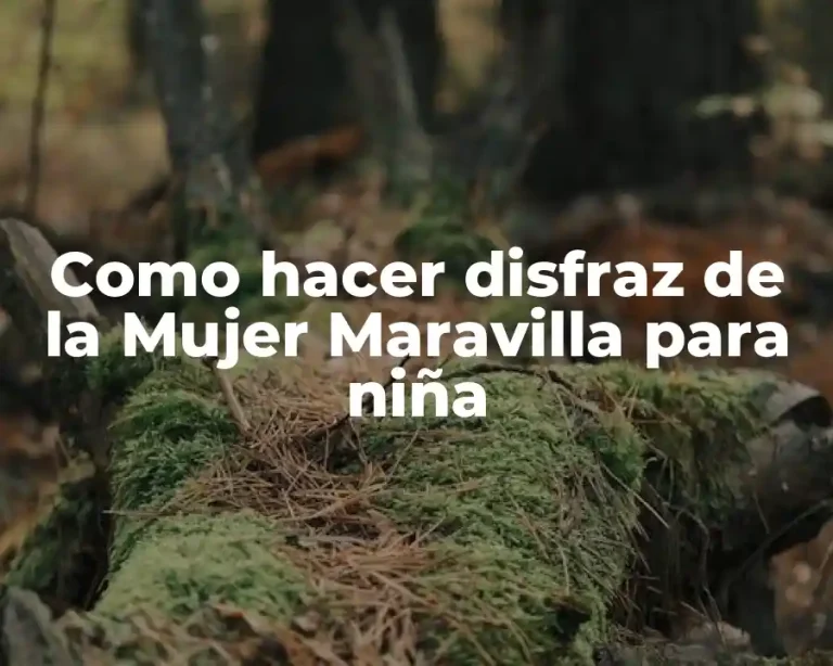 Como hacer disfraz de la Mujer Maravilla para niña