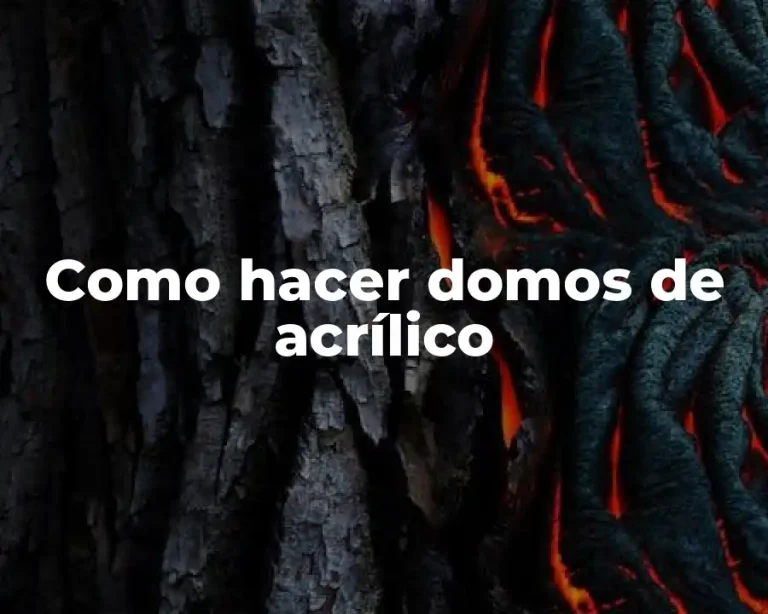 Como hacer domos de acrílico