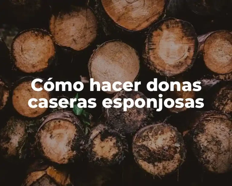 Cómo hacer donas caseras esponjosas
