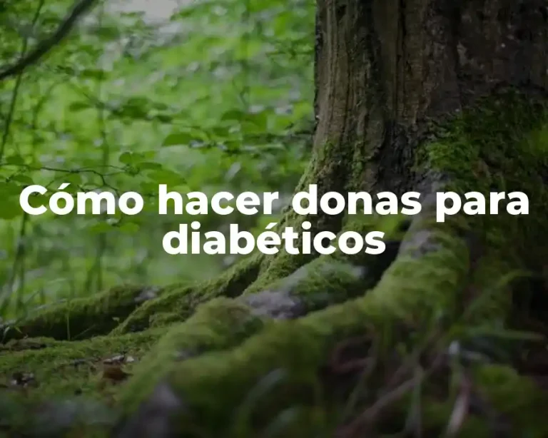 Cómo hacer donas para diabéticos