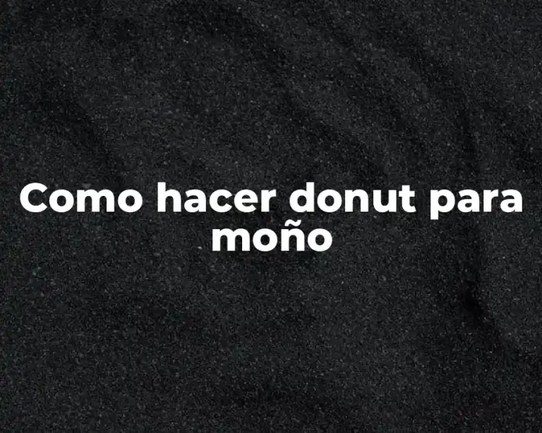 Como hacer donut para moño