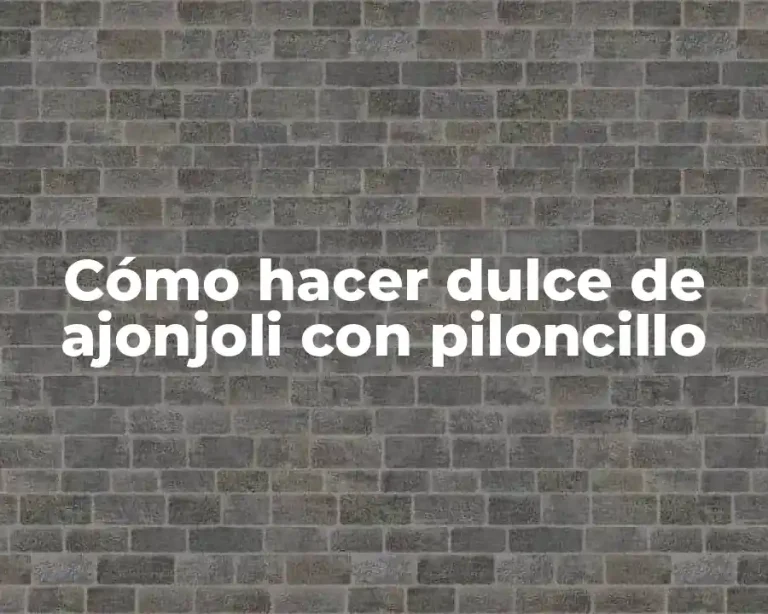 Cómo hacer dulce de ajonjoli con piloncillo