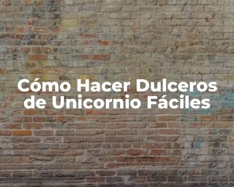 Cómo Hacer Dulceros de Unicornio Fáciles