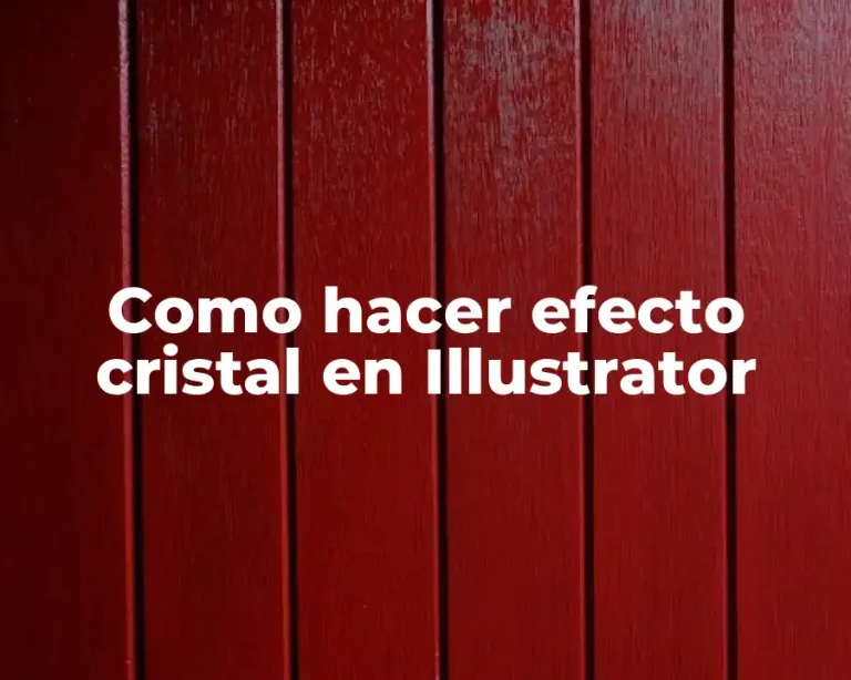 Como hacer efecto cristal en Illustrator
