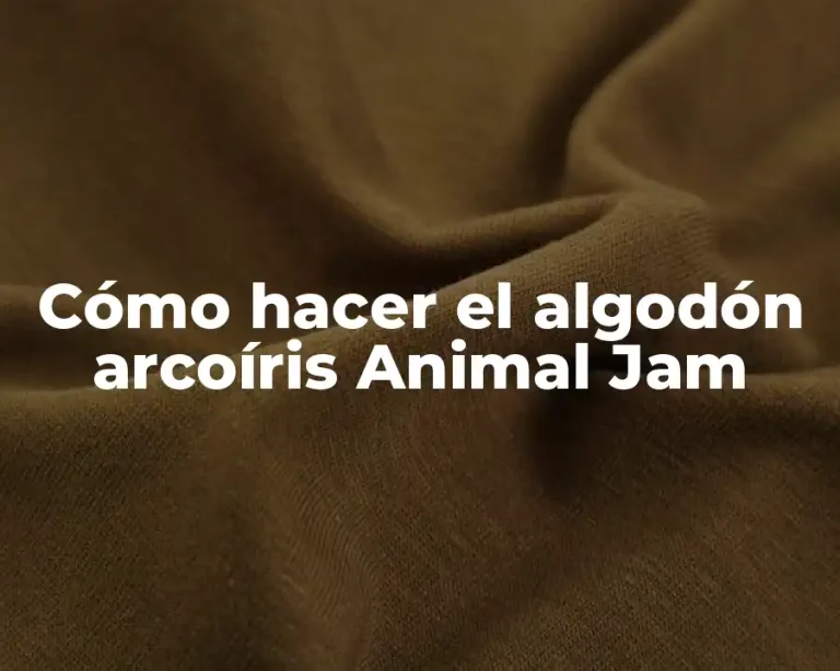 Cómo hacer el algodón arcoíris Animal Jam