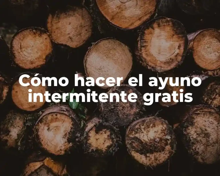 Cómo hacer el ayuno intermitente gratis