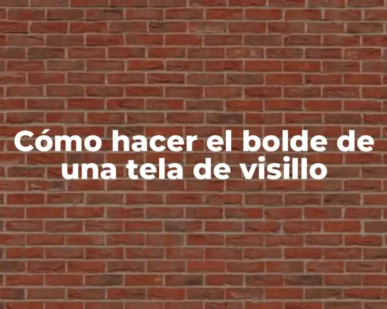 Cómo hacer el bolde de una tela de visillo