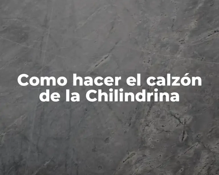 Como hacer el calzón de la Chilindrina