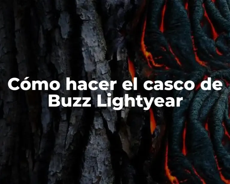 Cómo hacer el casco de Buzz Lightyear