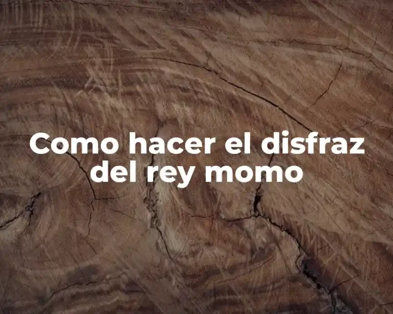 Como hacer el disfraz del rey momo