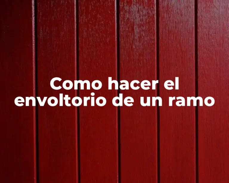 Como hacer el envoltorio de un ramo