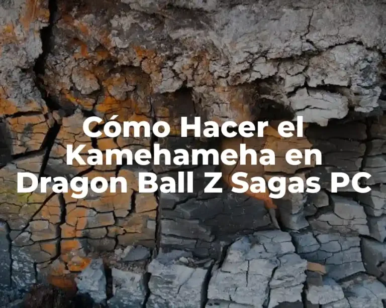 Cómo Hacer el Kamehameha en Dragon Ball Z Sagas PC