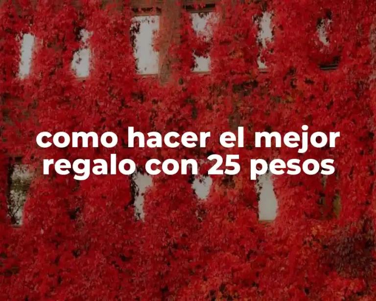 como hacer el mejor regalo con 25 pesos