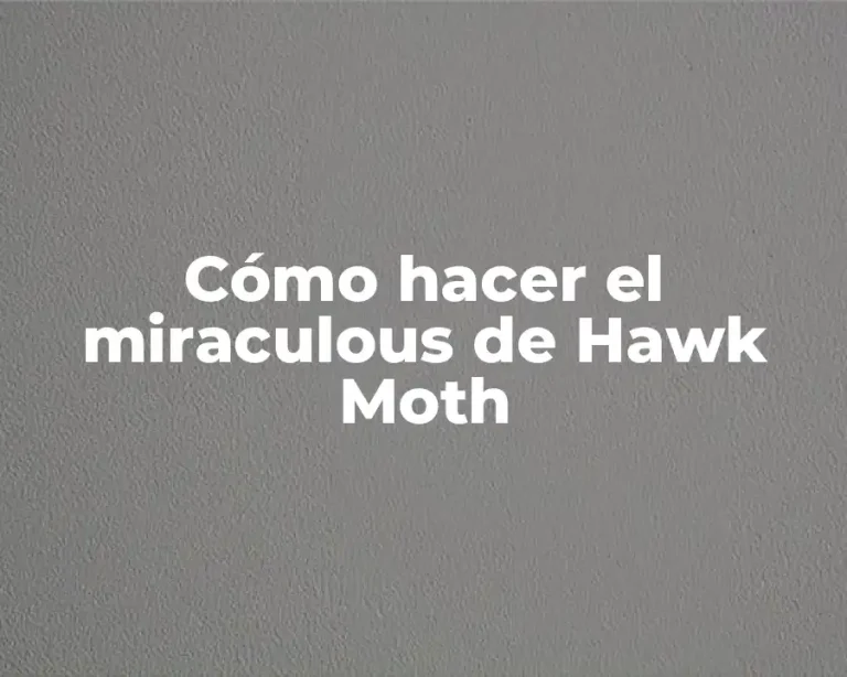 Cómo hacer el miraculous de Hawk Moth
