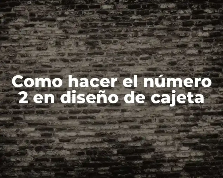 Como hacer el número 2 en diseño de cajeta