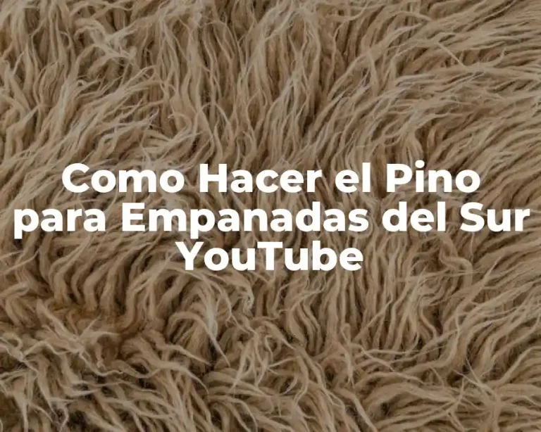 Como Hacer el Pino para Empanadas del Sur YouTube