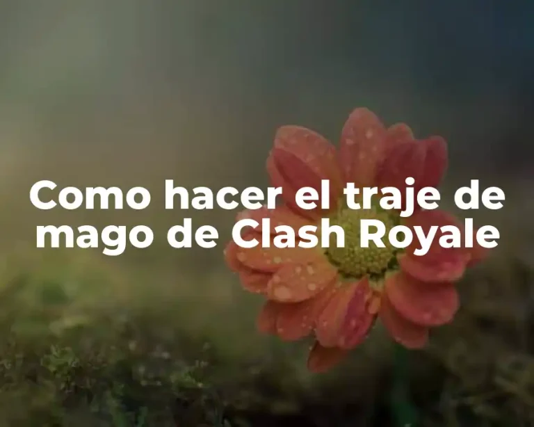 Como hacer el traje de mago de Clash Royale