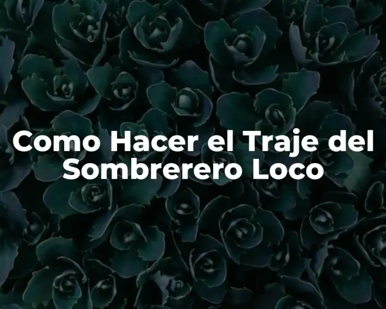 Como Hacer el Traje del Sombrerero Loco