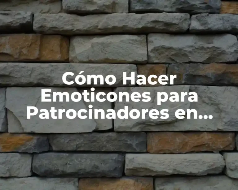 Cómo Hacer Emoticones para Patrocinadores en YouTube
