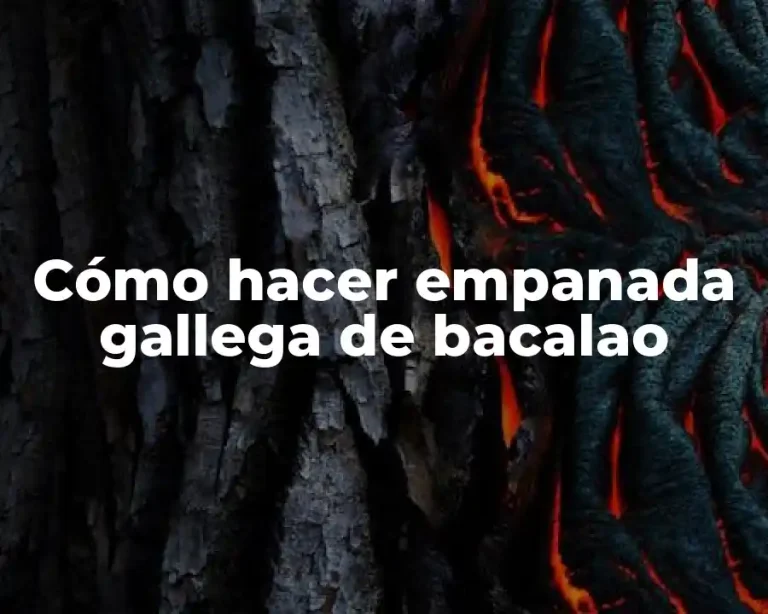 Cómo hacer empanada gallega de bacalao