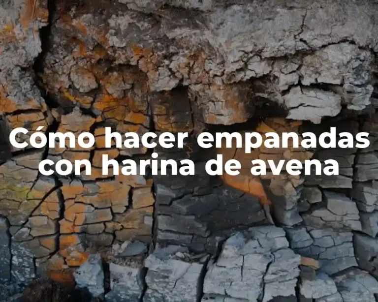 Cómo hacer empanadas con harina de avena