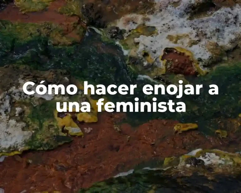 Cómo hacer enojar a una feminista