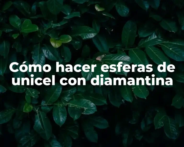 Cómo hacer esferas de unicel con diamantina