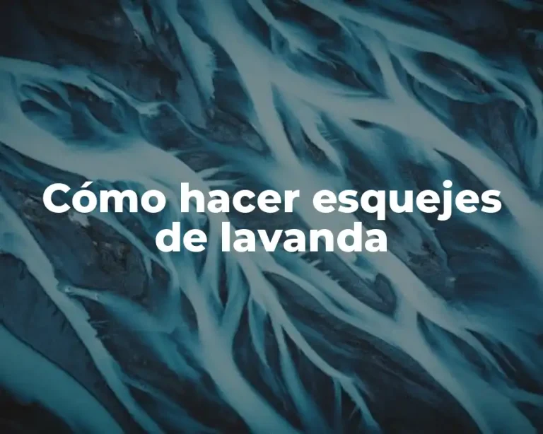 Cómo hacer esquejes de lavanda